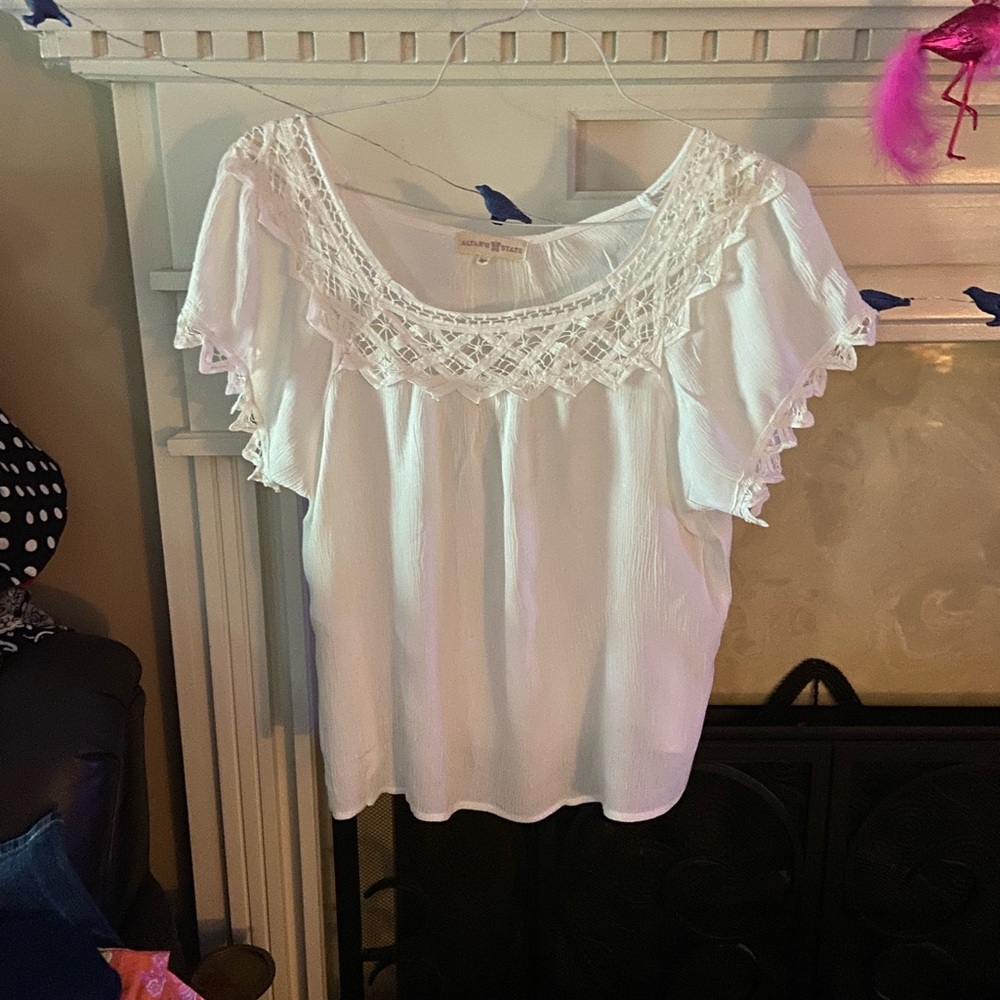 White cotton top by Altered State